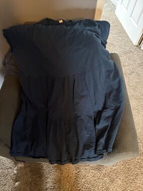 Old Navy Navy Blue Tiered Women's Dress